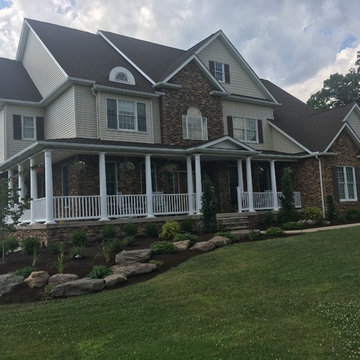 Front Landscape Design & Makeover w/ LED Outdoor Lighting