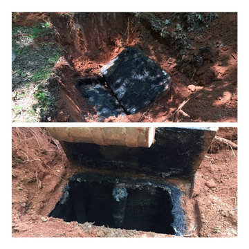 Woodstock, GA Septic Pumping Before-and-After Photos