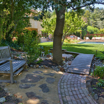 Orinda, Ca hillside auto cover pool & spa