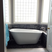 Finished Master Bathroom Makeover - Transitional