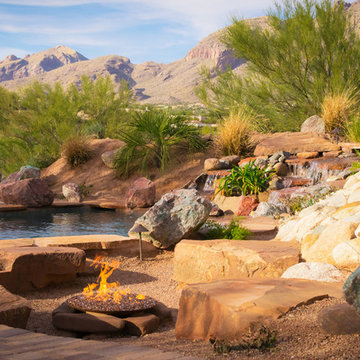 Custom Pools, Stream, Water Feature