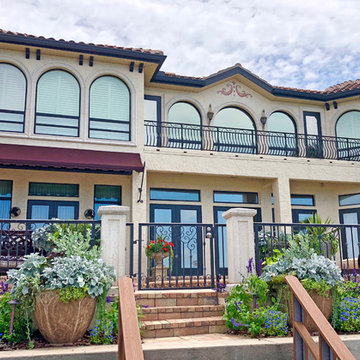 Transformed- Mediterranean style home and garden