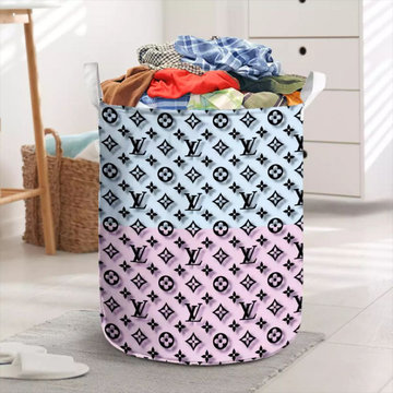 Blue Pink Louis Vuitton Laundry Basket