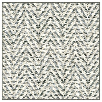 Tortola Rugs In/Out Door Carpet 50+ Sizes, Silver SQ 7'x7'