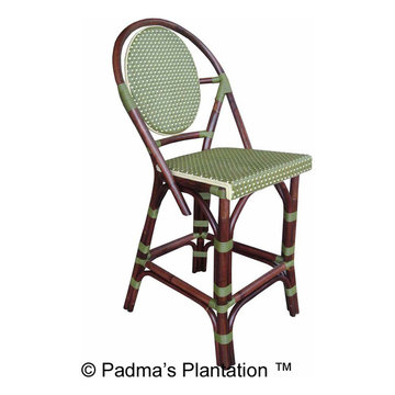 Paris Bistro Counter Stool - Green