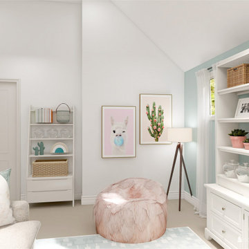 Playful Modern | Bonus Room Design
