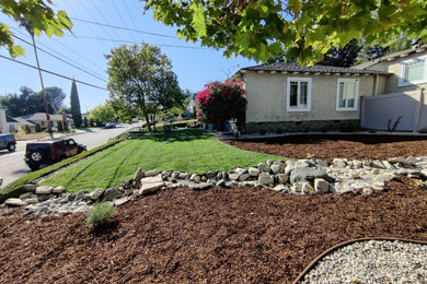 Before and After Front Yard Remodel