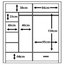 Lugo 2-Door Sliding Wardrobe, Matte White