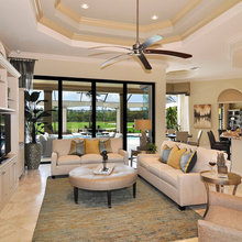 black framed windows