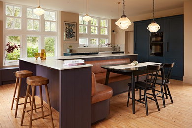 Inspiration for a contemporary kitchen in Sussex.