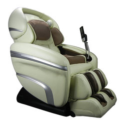 Osaki OS-7200CR Zero Gravity Massage Chair in Cream and Taupe - Massage Chairs
