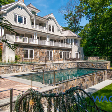 High End, Rye, NY, Gunite, Vanishing Edge, Swimming Pool and Hydrotherapy Spa