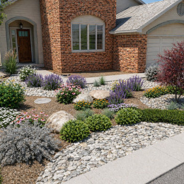 HOA-Approved Golden Xeriscape | Front Yard Transformation