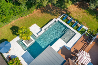 Example of a pool design in Charleston