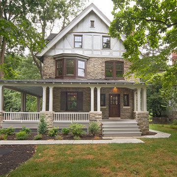 Complete restoration of a 110 year old Tudor style home