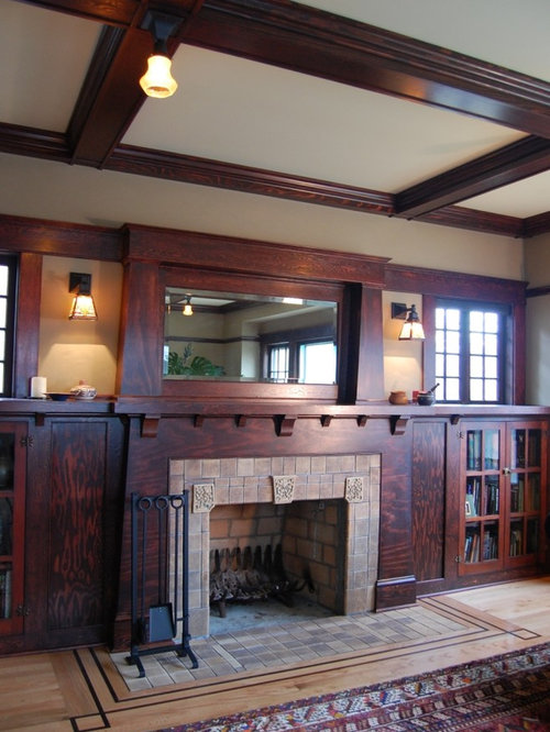 craftsman fireplace ideas, pictures, remodel and decor