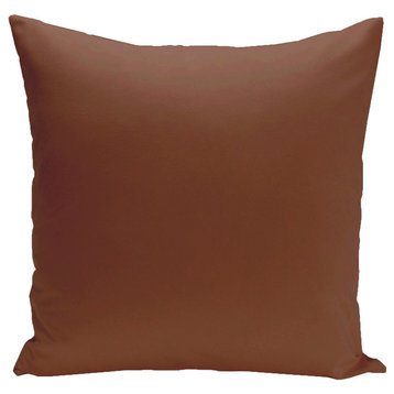 Asian Collection Solid Decorative Pillow, Copper, 16"x16"