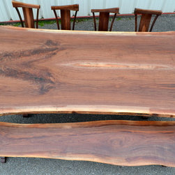 Live Edge Walnut Dining Set - Dining Sets