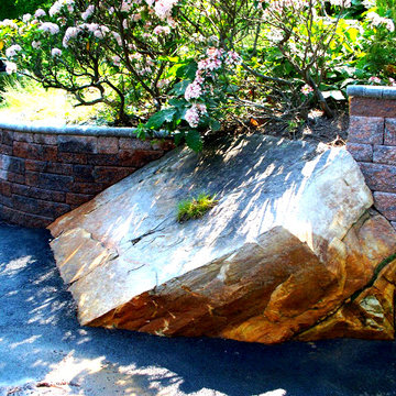 Retaining walls consructed by Quality Concrete & Masonry in Leesburg VA