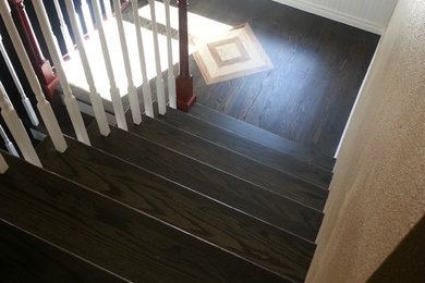 Elegant staircase photo in Denver