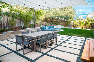 Example of a patio design in Austin
