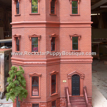 Brooklyn Brownstone Style Dog House - Custom Project