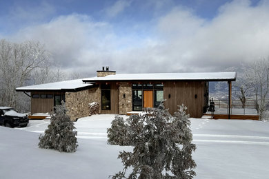 Example of an exterior home design in Seattle