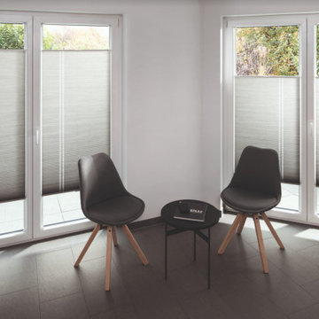 Honeycomb shade for Tilt + Turn Window