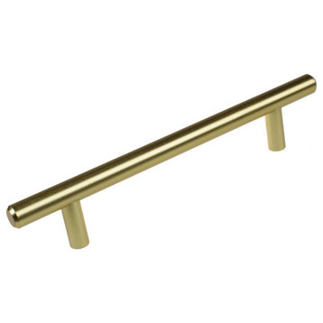 Bar Pull Gold Champagne / Brushed Bronze Solid Stainless Steel, 3" X 5"