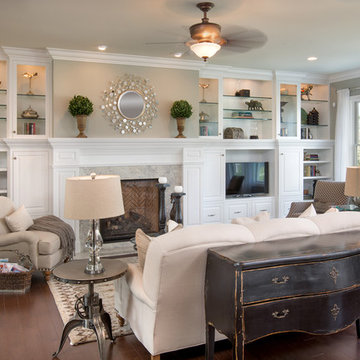 Transitional Family Room