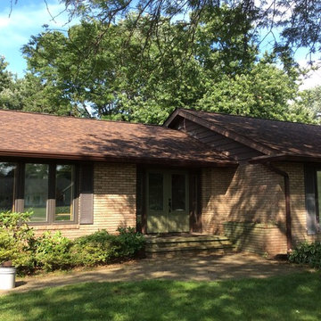 After Landmark Pro Burnt Sienna and new 6 Inch Royal Brown Gutters