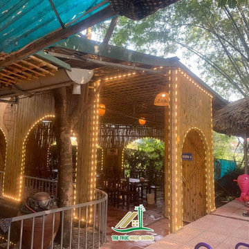 Bamboo construction and decoration project for Garden Restaurant, Da Ton