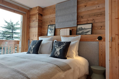 Réalisation d'une chambre chalet.