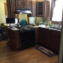 Kitchen Remodel Project Before and After