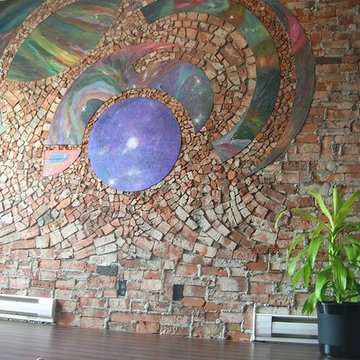Order Meets Chaos (Sliced, Reclaimed 1940's Frog Brick)