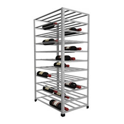 88 Bottle Metal Wine Rack (4 wide x 11 high double depth) - Wine Racks