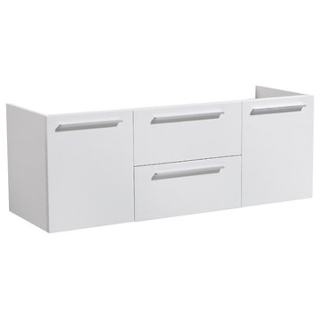 Fresca FCB8013 Opulento 54" Engineered Wood Vanity Cabinet Only - - White