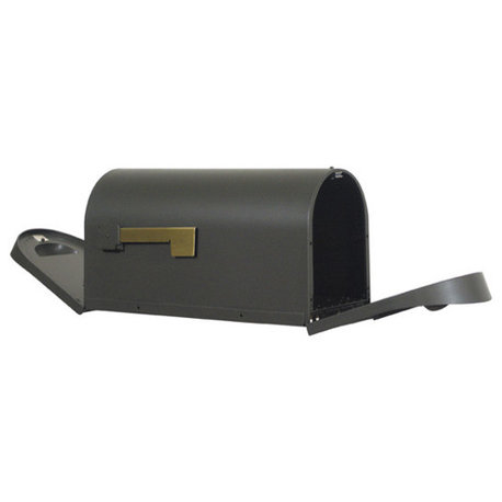 Classic Curbside Mailbox with Two Doors, Oil Rubbed Bronze