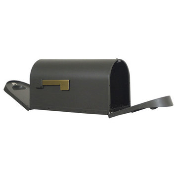 Classic Curbside Mailbox with Two Doors, Oil Rubbed Bronze