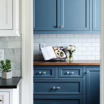 Walnut Butcher Block Pantry Counter