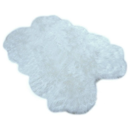 Quatro Sheepskin Area Rug, 5'x8'