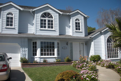 Traditional exterior home idea in Santa Barbara