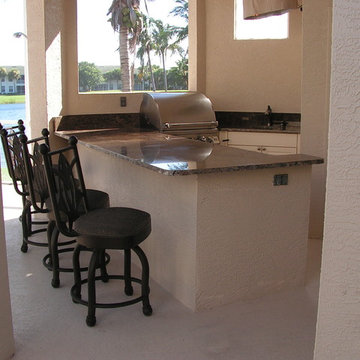 Weatherproof Polymer Cabinetry in Southwest FloridaOutdoor Kitchen - Naples, Fl