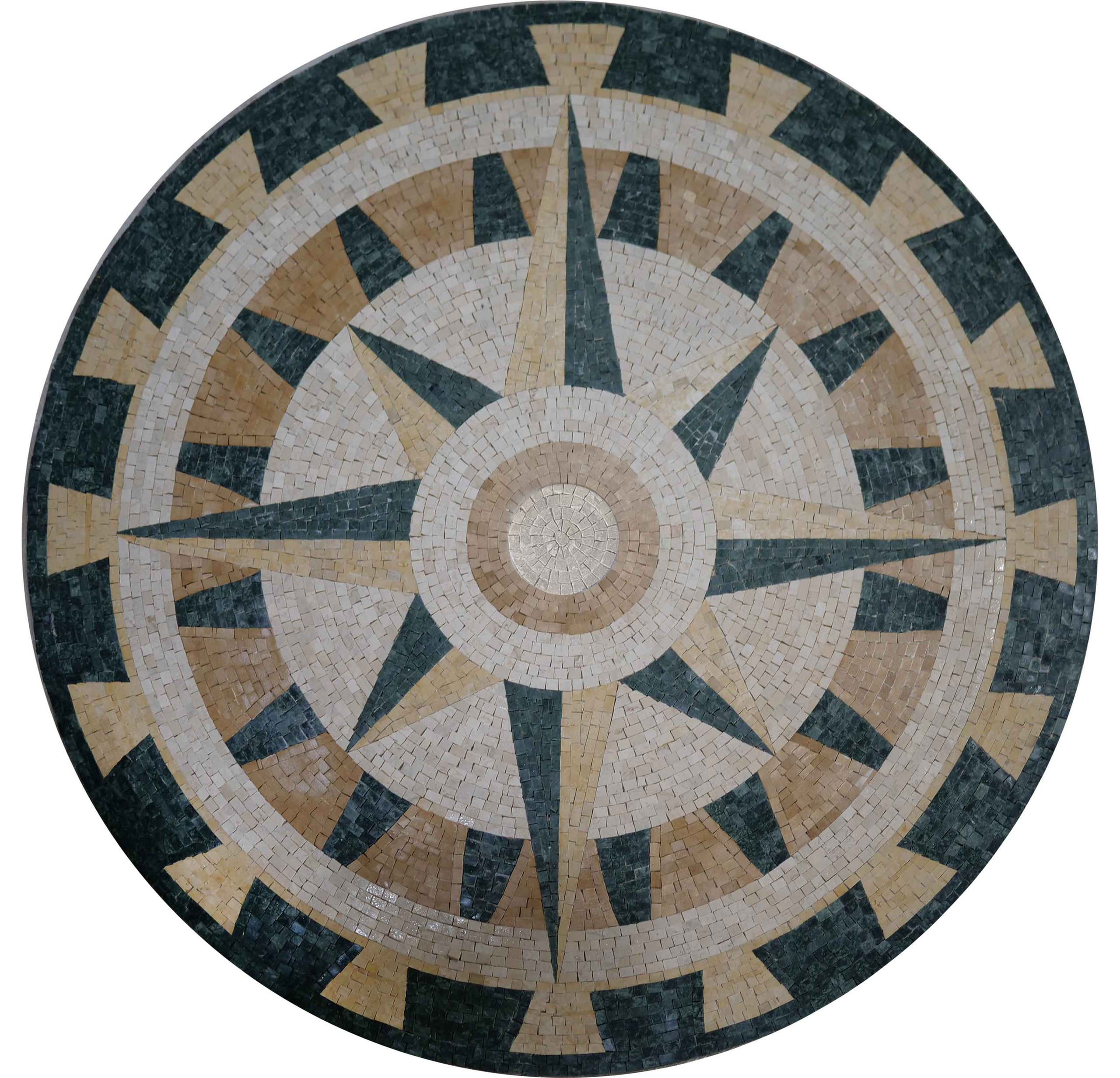 Compass Medallion - Marble Mosaic Art, 72