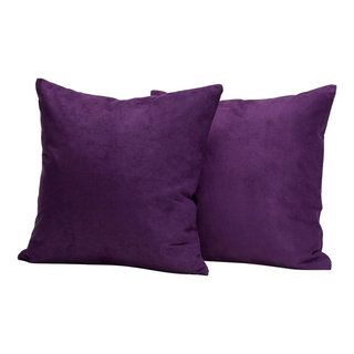 Castello Purple Velvet Throw Pillow 12x20 - Pillow Decor