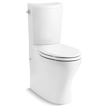 Kohler Persuade Curv Comfort Height 2-Piece Dual-Flush Toilet, White