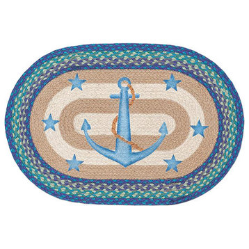 Anchor Stars Oval Patch 20"x30"