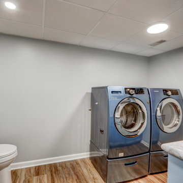 Lititz Basement Remodel with Laundry Room