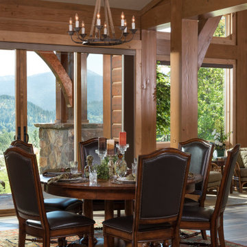 Hybrid Log & Timber Home - Silver Valley Residence