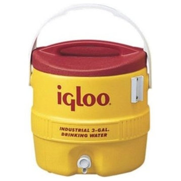 Igloo Beverage Water Cooler, 3 Gal, Yellow